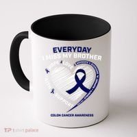 Gifts Loving Memory Gift Brother Colon Cancer Awareness Gift Coffee Mug thumb 0