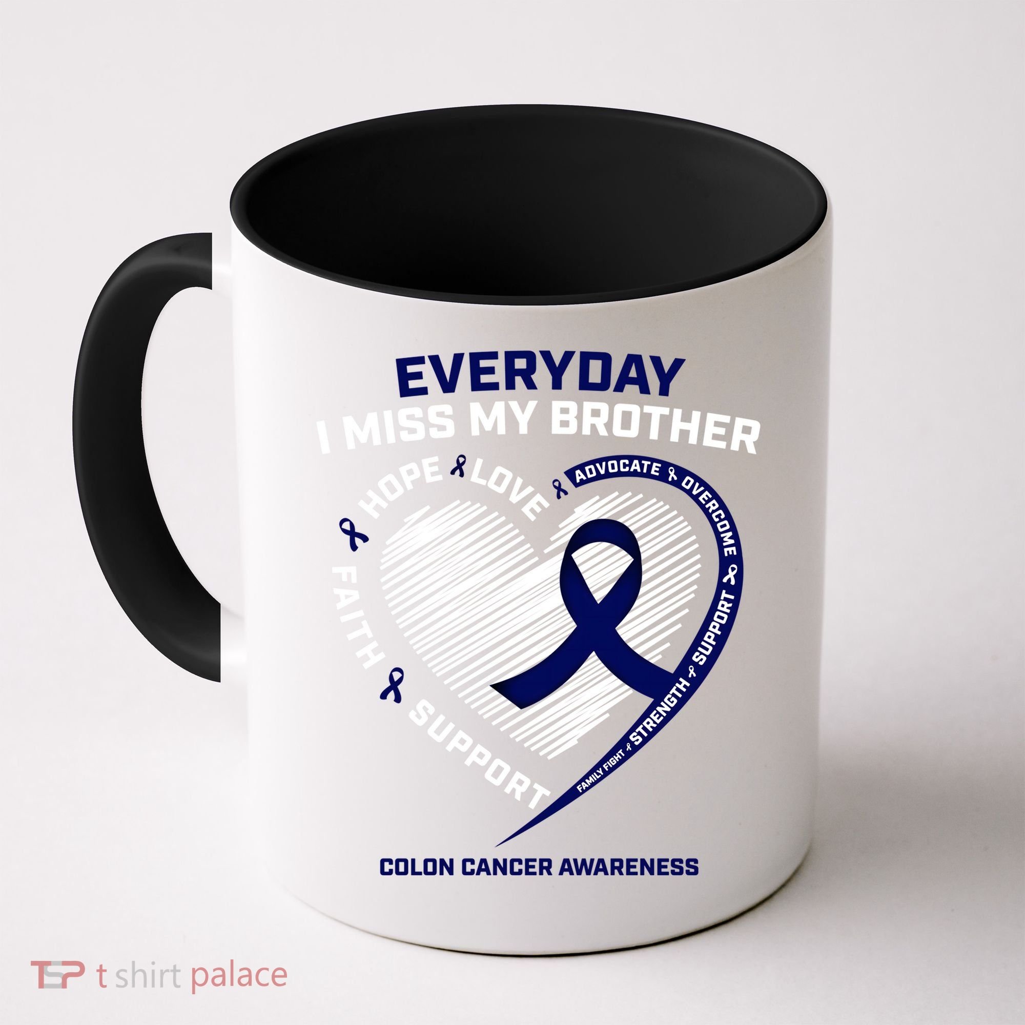 Gifts Loving Memory Gift Brother Colon Cancer Awareness Gift Coffee Mug