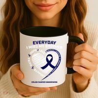 Gifts Loving Memory Gift Brother Colon Cancer Awareness Gift Coffee Mug thumb 3