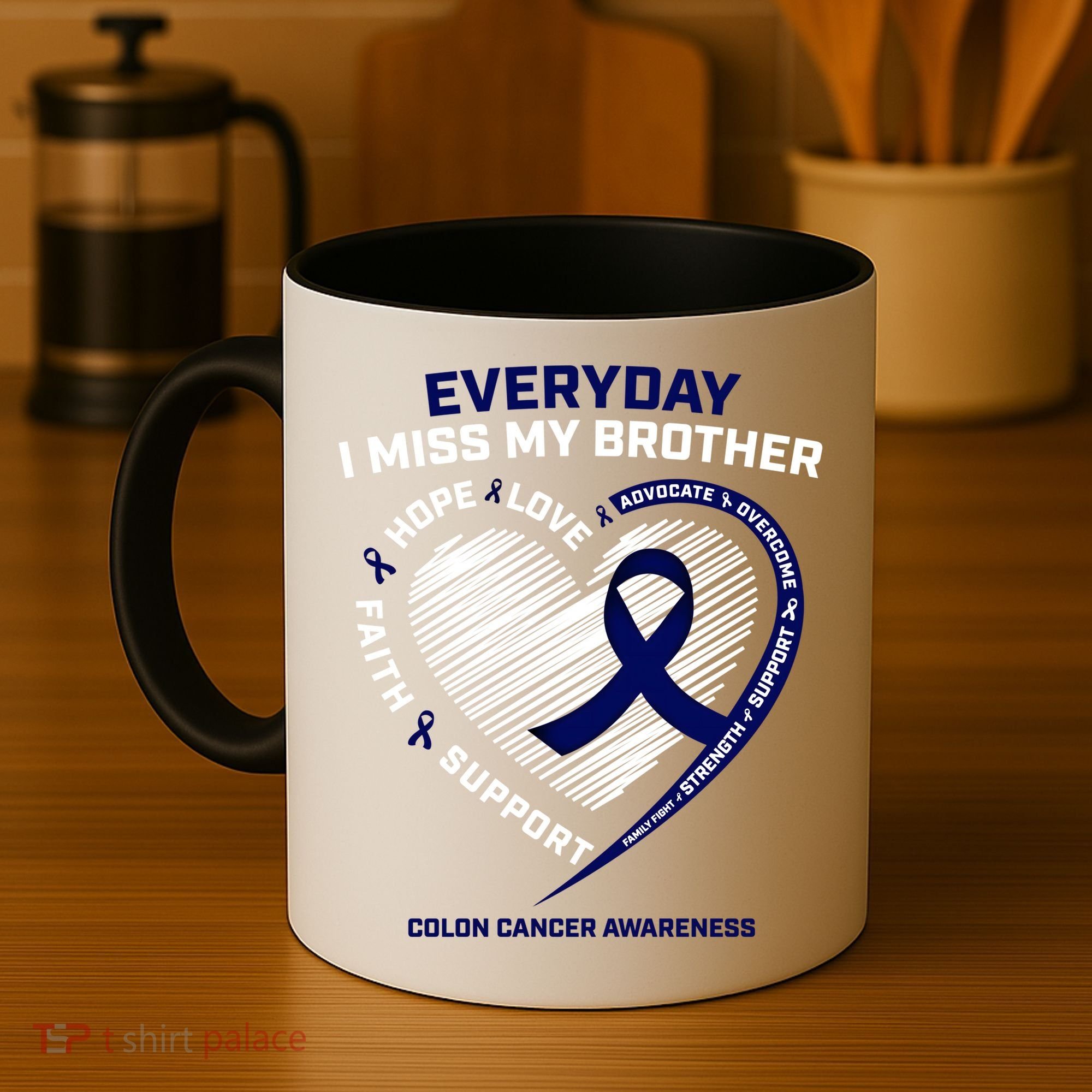 Gifts Loving Memory Gift Brother Colon Cancer Awareness Gift Coffee Mug
