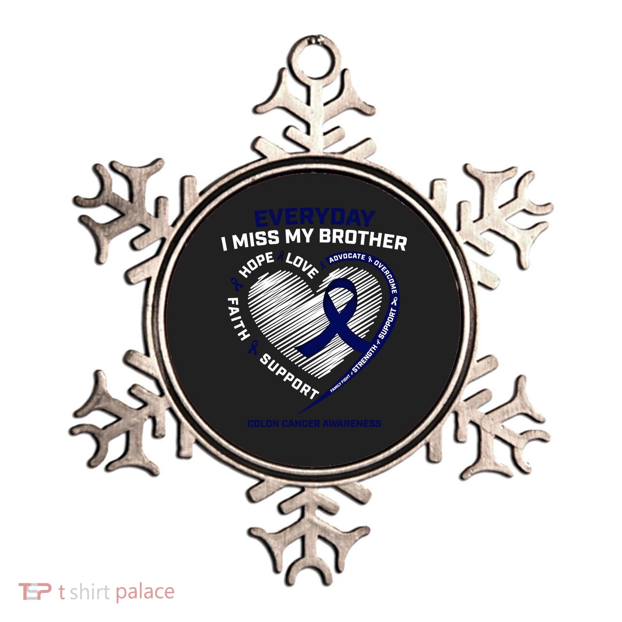 Gifts Loving Memory Gift Brother Colon Cancer Awareness Gift Ornament