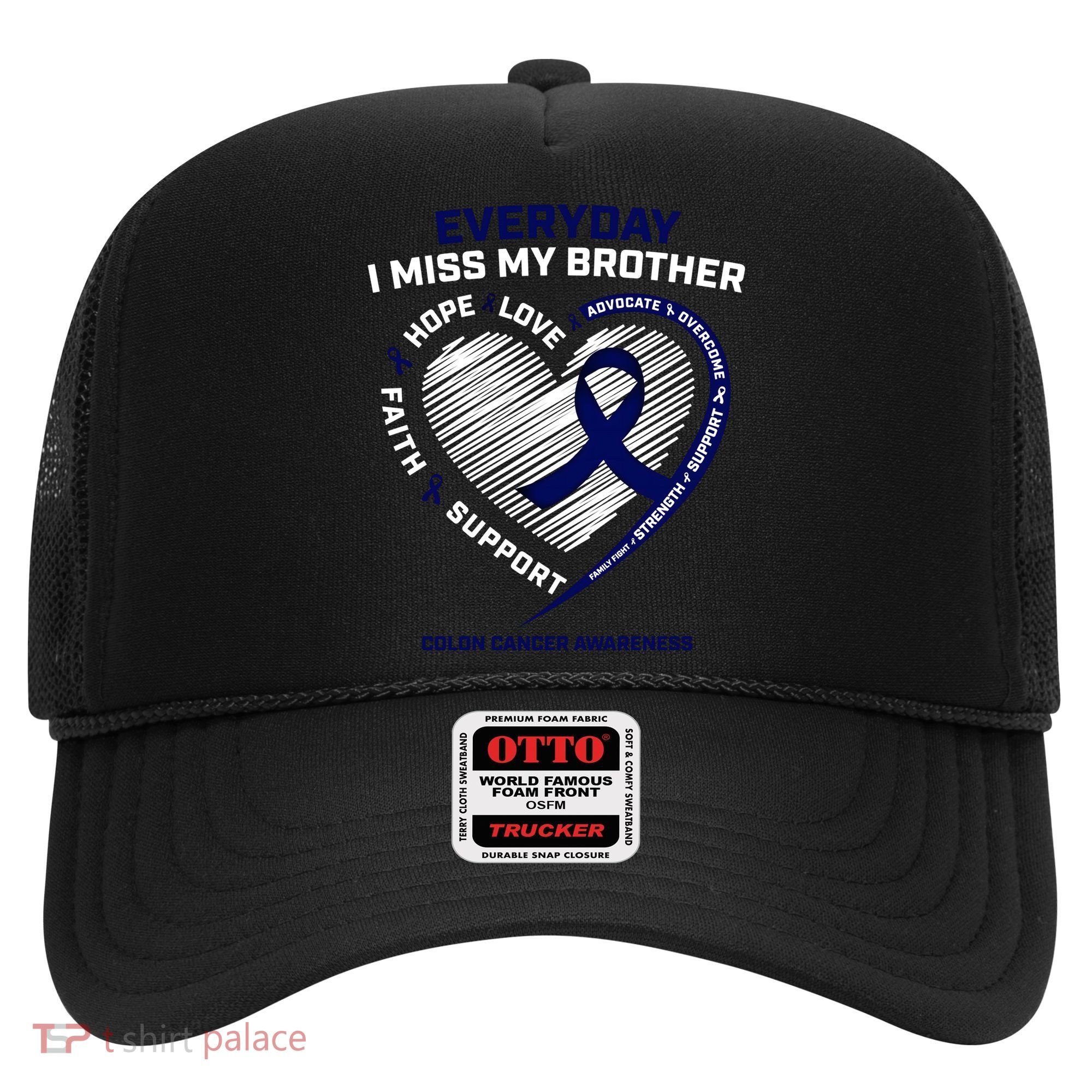 Gifts Loving Memory Gift Brother Colon Cancer Awareness Gift Hat