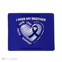 Gifts Loving Memory Gift Brother Colon Cancer Awareness Gift Mousepad thumb 0