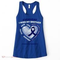 Gifts Loving Memory Gift Brother Colon Cancer Awareness Gift Women's Tank Top thumb 0