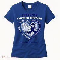 Gifts Loving Memory Gift Brother Colon Cancer Awareness Gift Women's T-Shirt thumb 0