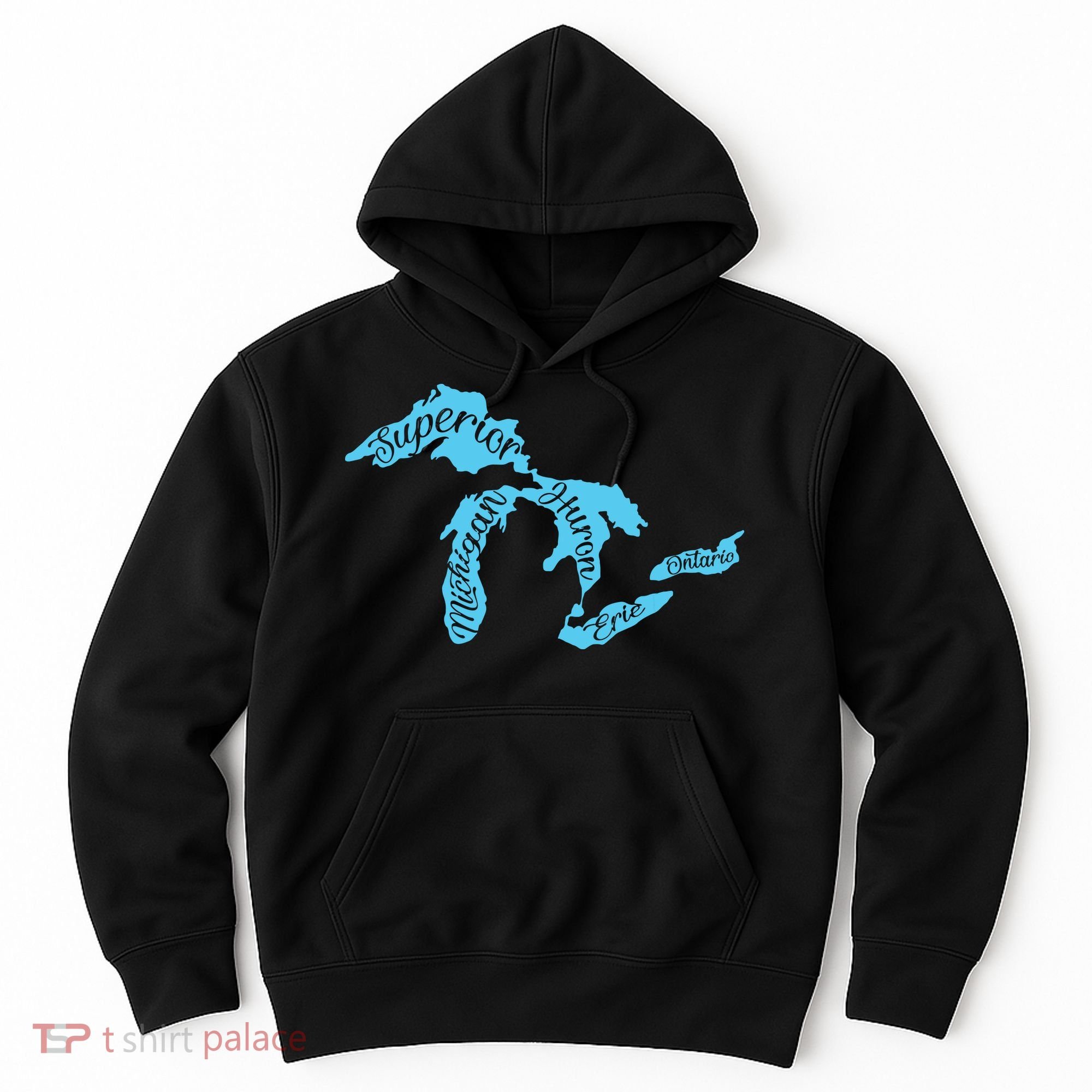 Great Lakes Michigan Detroit Michigan Great Lakes Hoodie