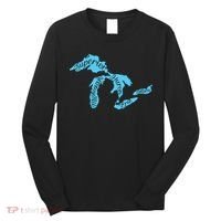 Great Lakes Michigan Detroit Michigan Great Lakes Long Sleeve Shirt thumb 0