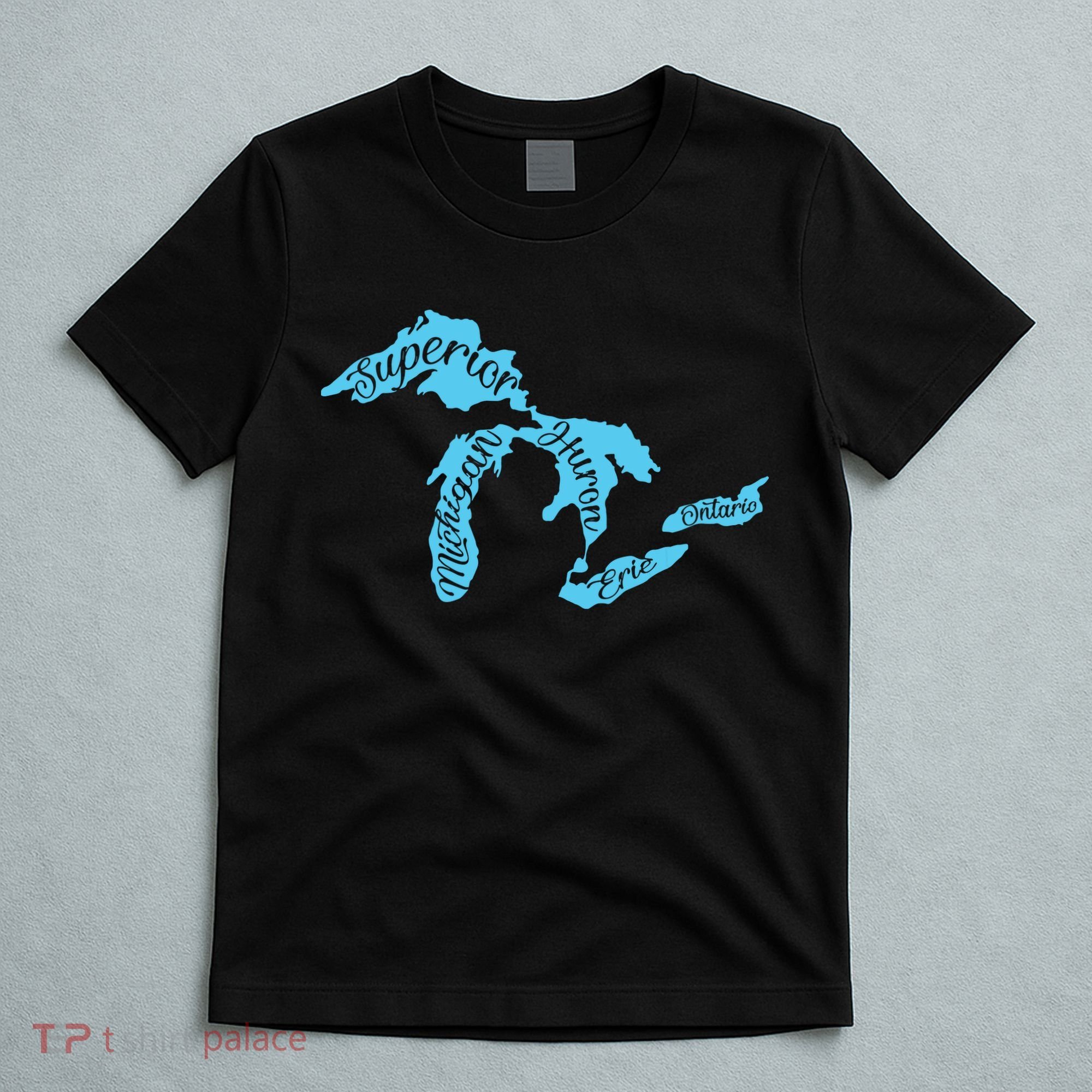 Great Lakes Michigan Detroit Michigan Great Lakes T-Shirt