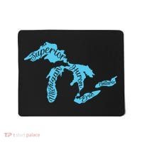 Great Lakes Michigan Detroit Michigan Great Lakes Mousepad thumb 0