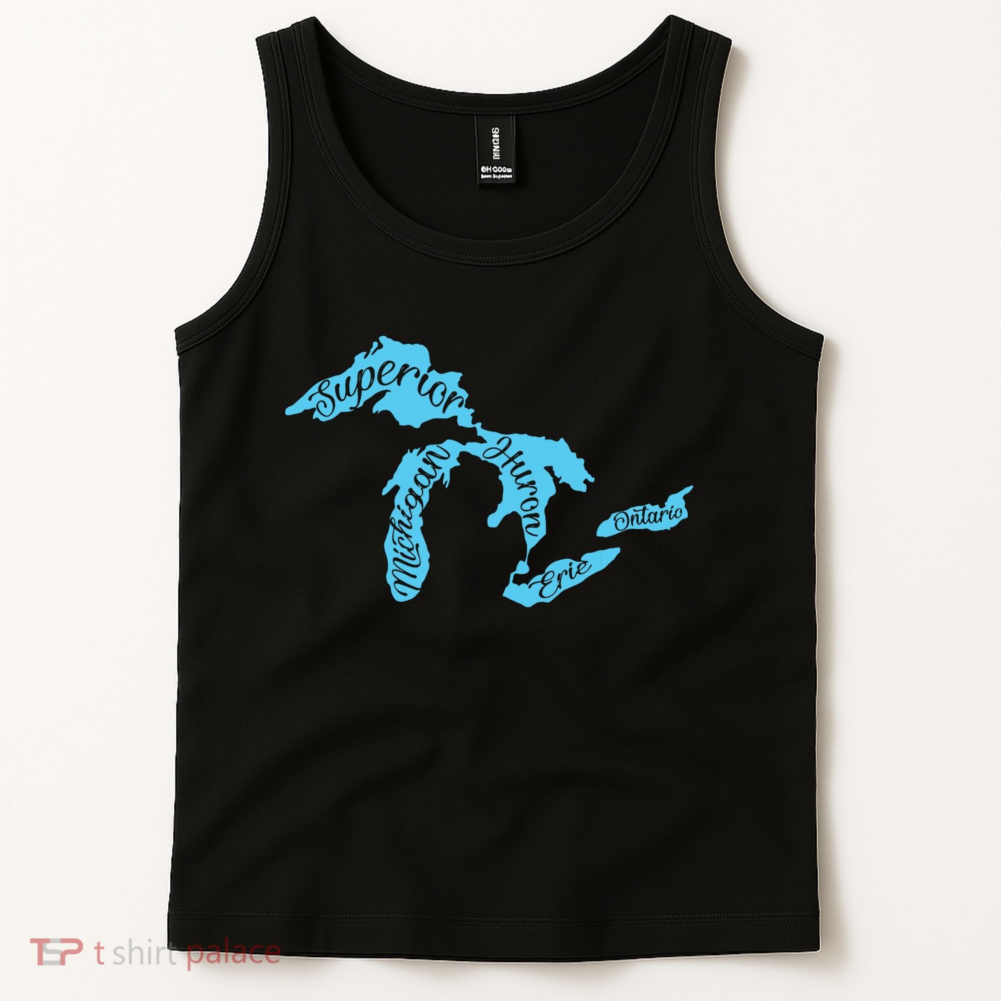 Great Lakes Michigan Detroit Michigan Great Lakes Tank Top