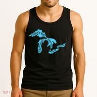 Great Lakes Michigan Detroit Michigan Great Lakes Tank Top thumb 3