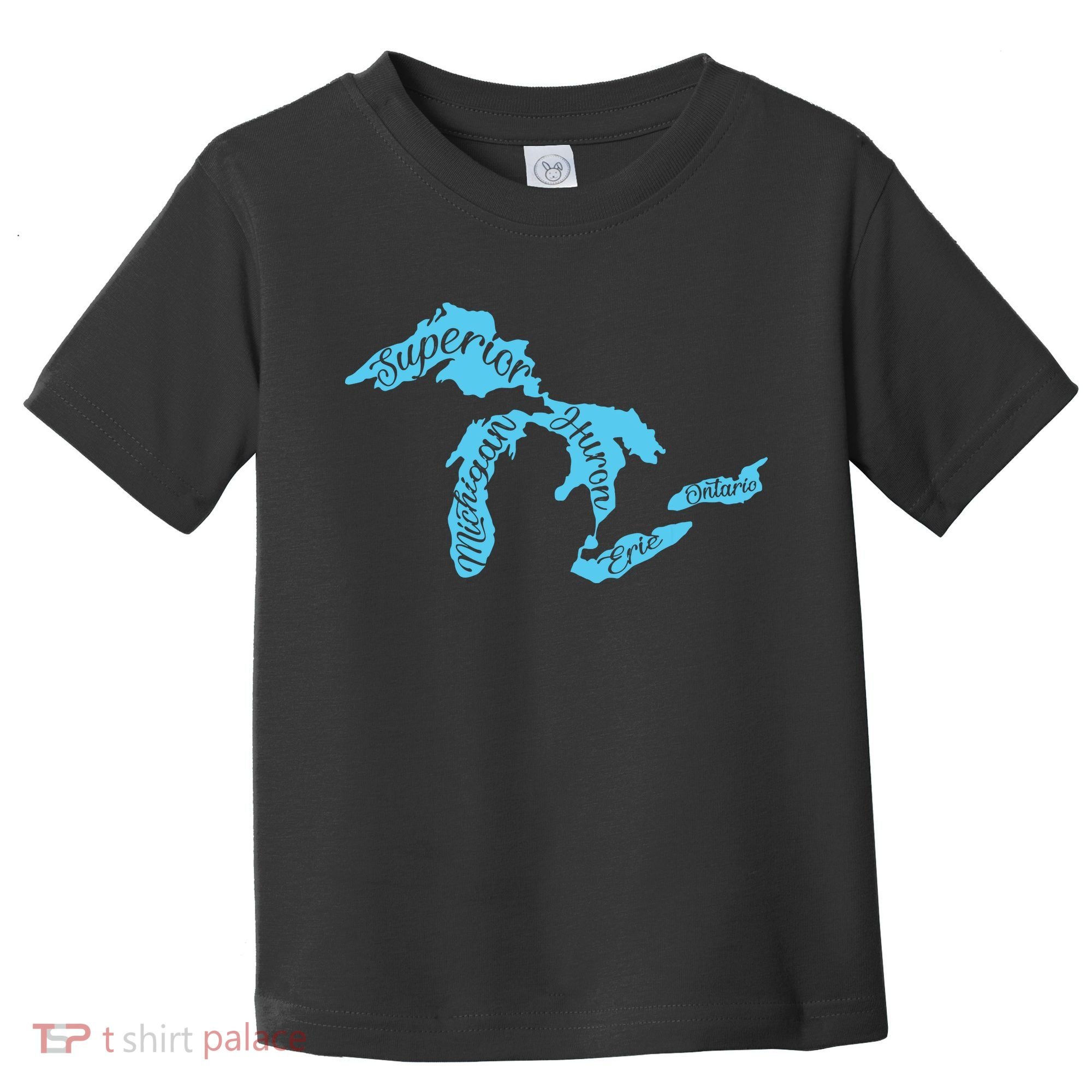 Great Lakes Michigan Detroit Michigan Great Lakes Toddler T-Shirt