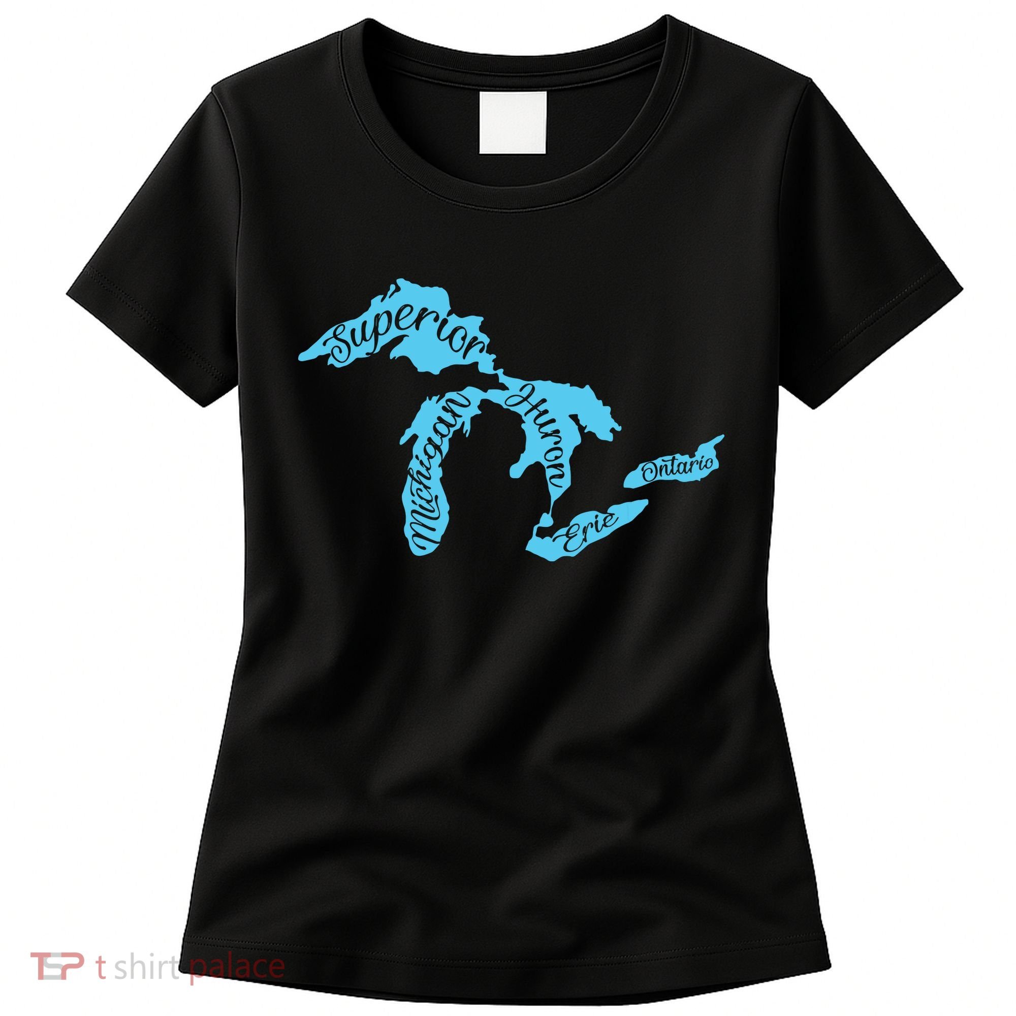 Great Lakes Michigan Detroit Michigan Great Lakes Women's T-Shirt
