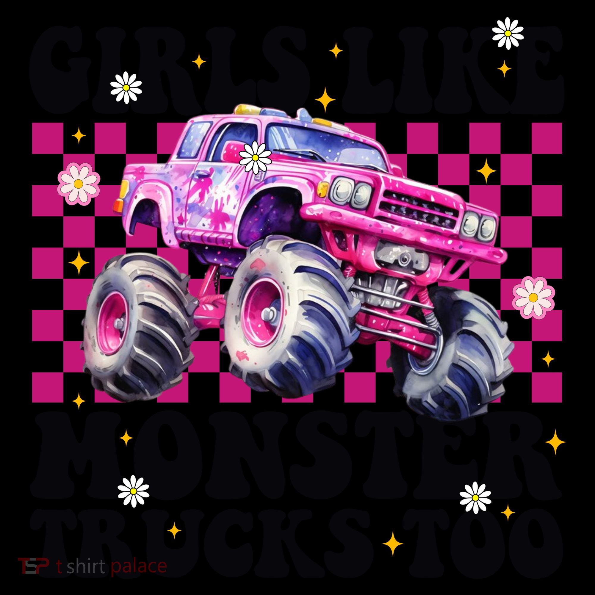 Girls Like Monster Trucks Too Coffee Mug