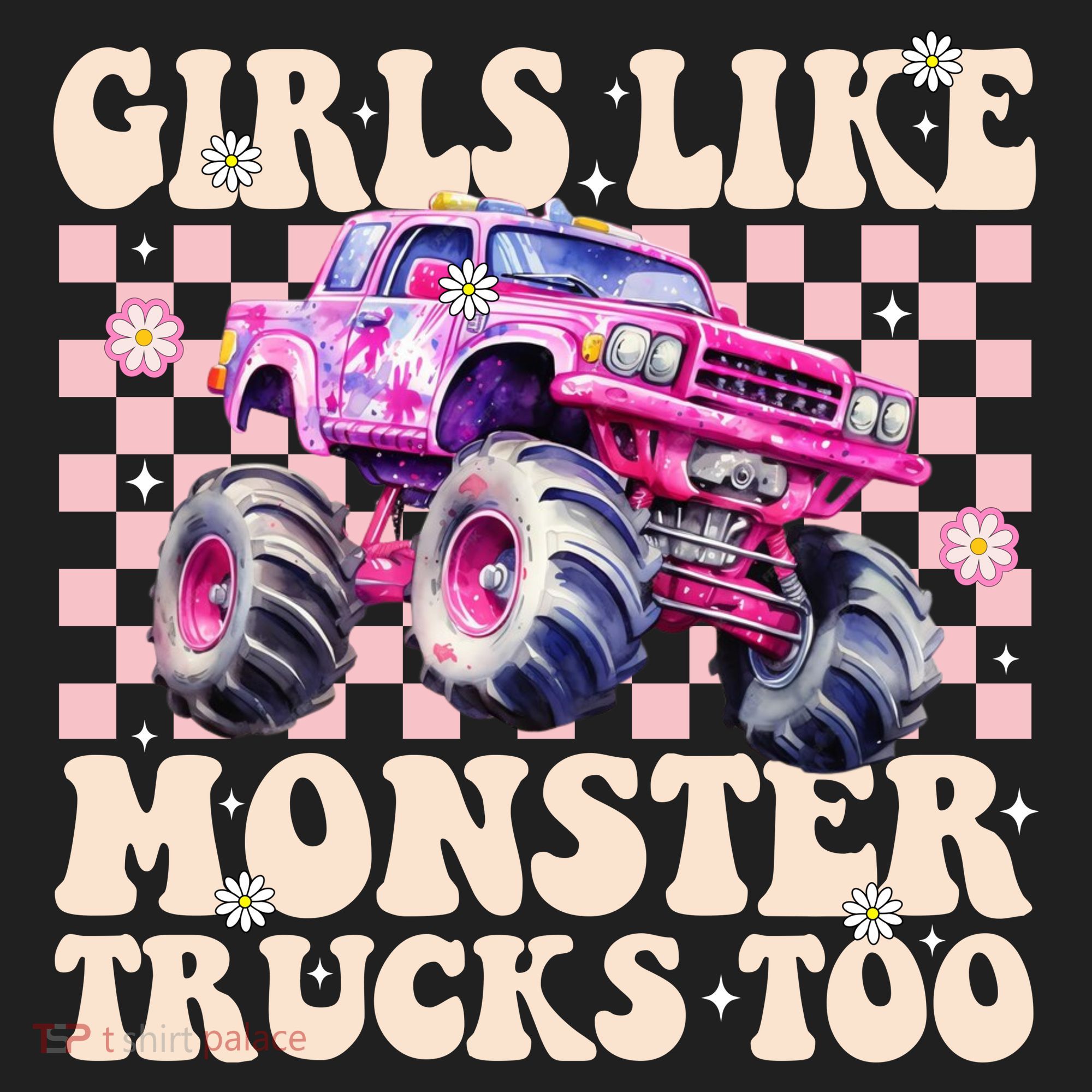 Girls Like Monster Trucks Too Beanie