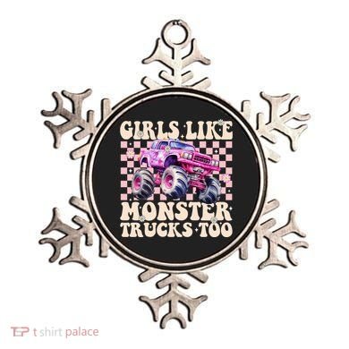 Girls Like Monster Trucks Too Ornament