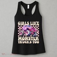 Girls Like Monster Trucks Too Women's Tank Top thumb 3