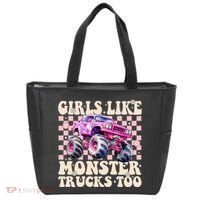 Girls Like Monster Trucks Too Tote Bag thumb 0