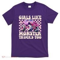 Girls Like Monster Trucks Too T-Shirt thumb 0