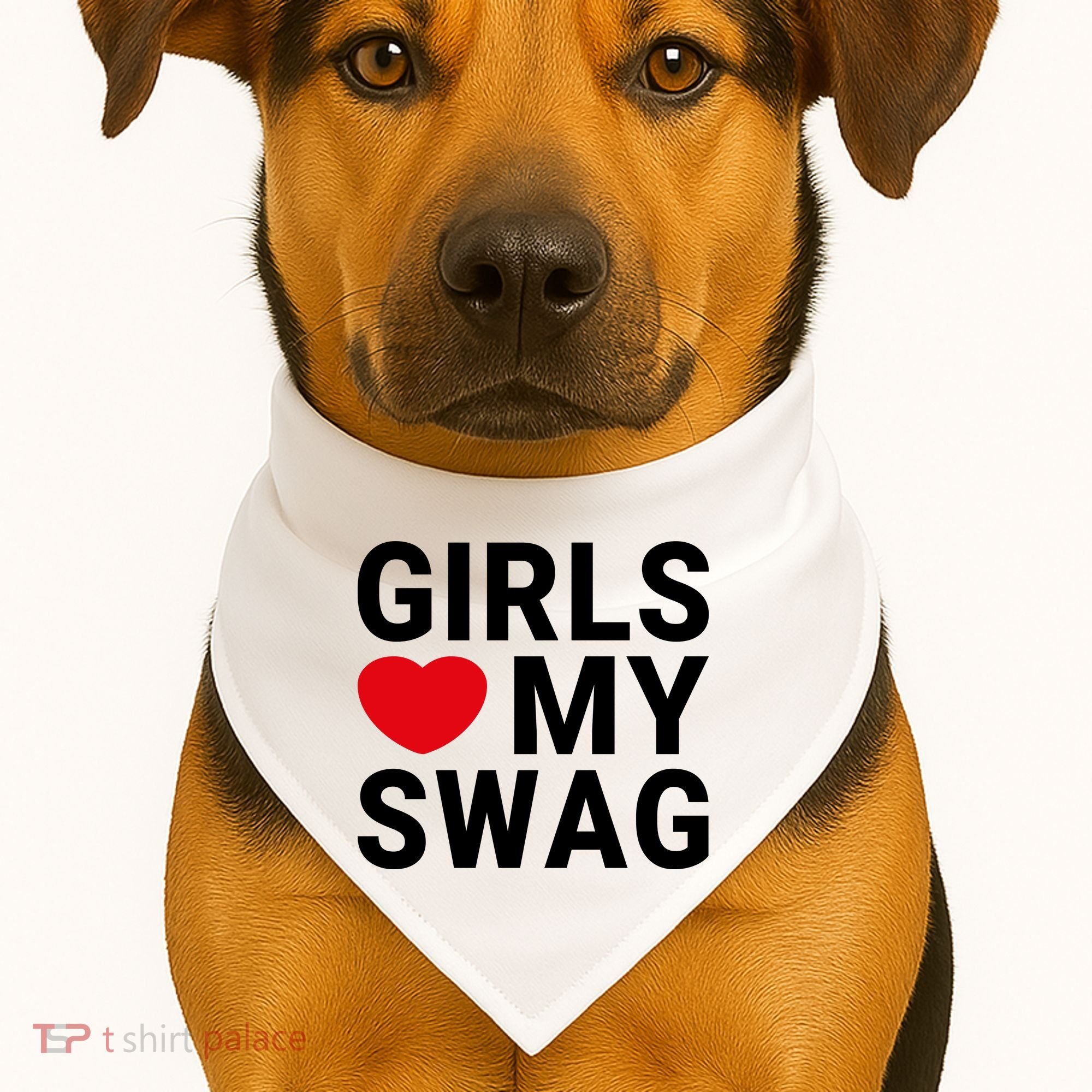 GIRLS LOVE MY SWAG USA-Made Doggie Bandana