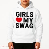 GIRLS LOVE MY SWAG Hoodie thumb 2