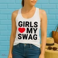 GIRLS LOVE MY SWAG Women's Tank Top thumb 2