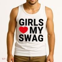 GIRLS LOVE MY SWAG Tank Top thumb 3