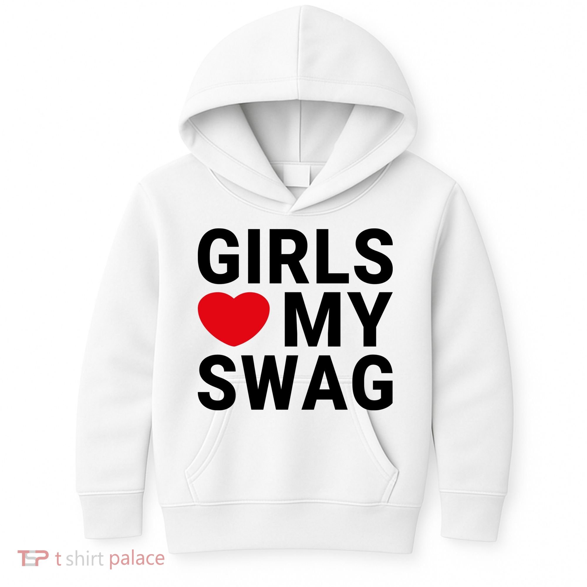 GIRLS LOVE MY SWAG Kids Hoodie