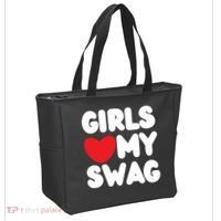 Girls Love My Swag Tote Bag thumb 2