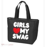 Girls Love My Swag Tote Bag thumb 3