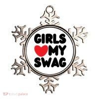 Girls Love My Swag Ornament thumb 0