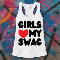 Girls Love My Swag Women's Tank Top thumb 3