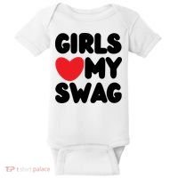 Girls Love My Swag Baby Bodysuit thumb 0
