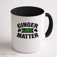 Ginger Lives Matter St Patricks Day Coffee Mug thumb 1