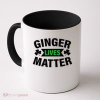 Ginger Lives Matter St Patricks Day Coffee Mug thumb 0
