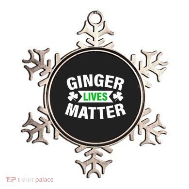 Ginger Lives Matter St Patricks Day Ornament