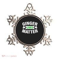 Ginger Lives Matter St Patricks Day Ornament thumb 0