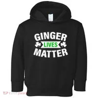 Ginger Lives Matter St Patricks Day Toddler Hoodie thumb 0