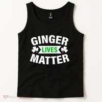 Ginger Lives Matter St Patricks Day Tank Top thumb 2