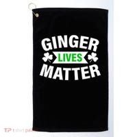 Ginger Lives Matter St Patricks Day Golf Towel thumb 0