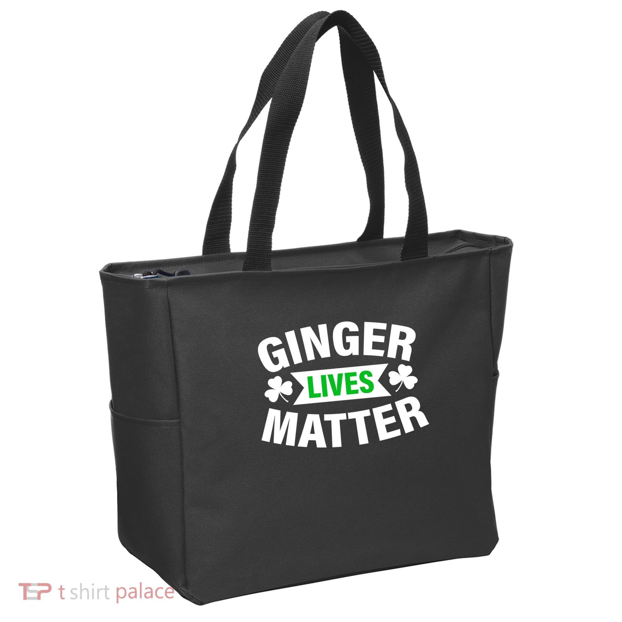 Ginger Lives Matter St Patricks Day Tote Bag
