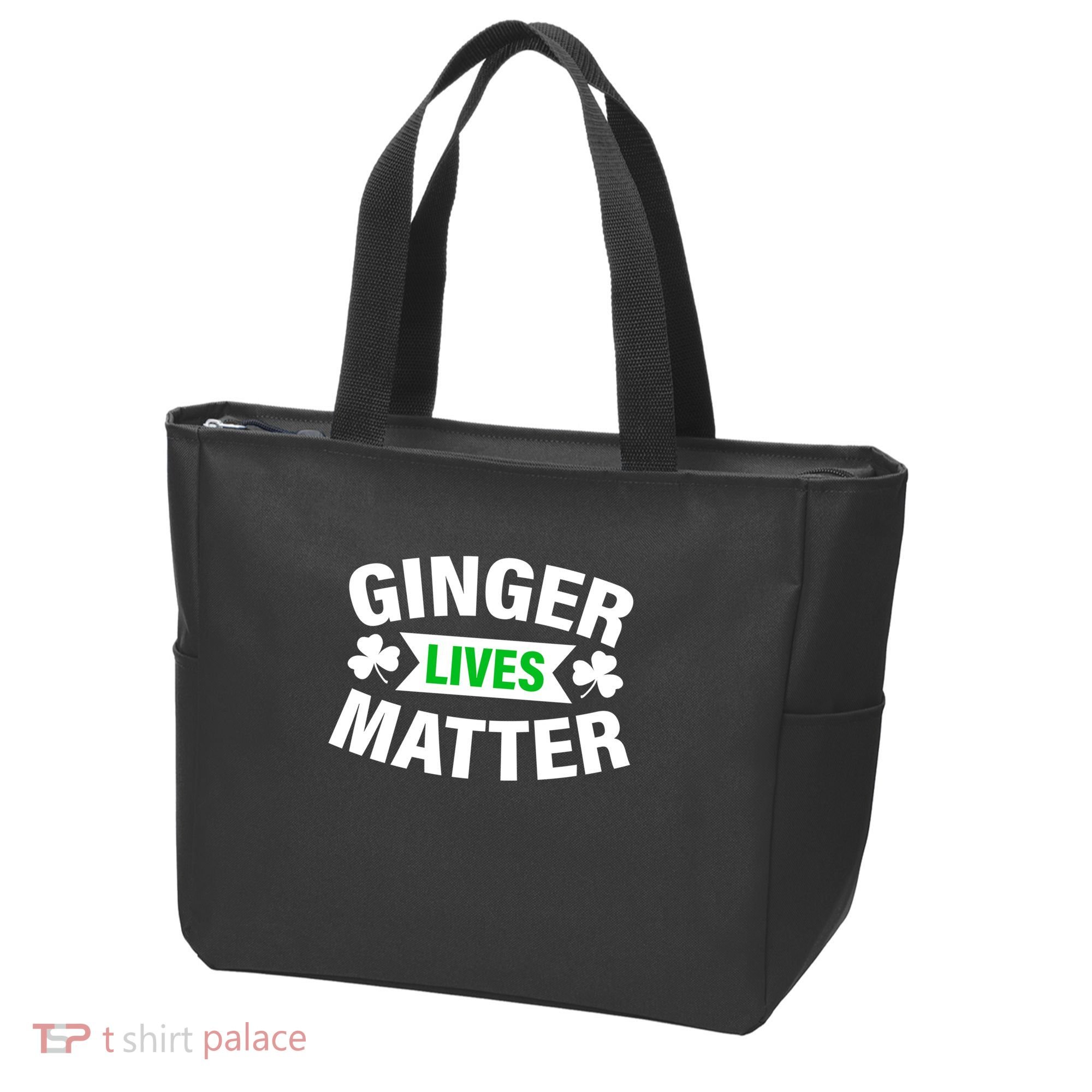 Ginger Lives Matter St Patricks Day Tote Bag