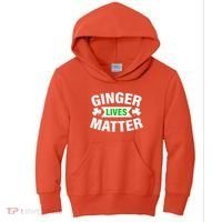 Ginger Lives Matter St Patricks Day Kids Hoodie thumb 0