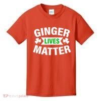 Ginger Lives Matter St Patricks Day Kids T-Shirt thumb 0
