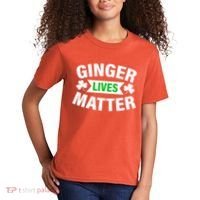 Ginger Lives Matter St Patricks Day Kids T-Shirt thumb 2