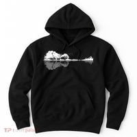 Guitar Lake Nature Wilderness Graphic Hoodie thumb 0