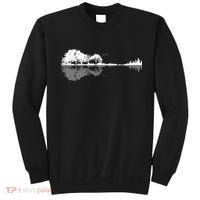 Guitar Lake Nature Wilderness Graphic Sweatshirt thumb 0