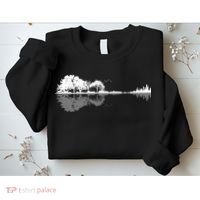 Guitar Lake Nature Wilderness Graphic Sweatshirt thumb 2