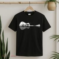 Guitar Lake Nature Wilderness Graphic T-Shirt thumb 2