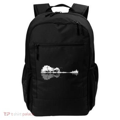 Guitar Lake Nature Wilderness Graphic Backpack